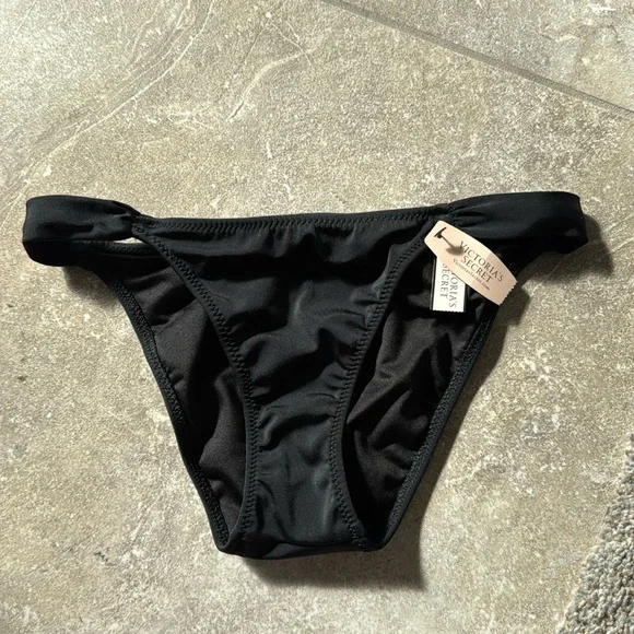 NWT Victoria’s Secret Black Swim bottoms - Picture 1 of 4